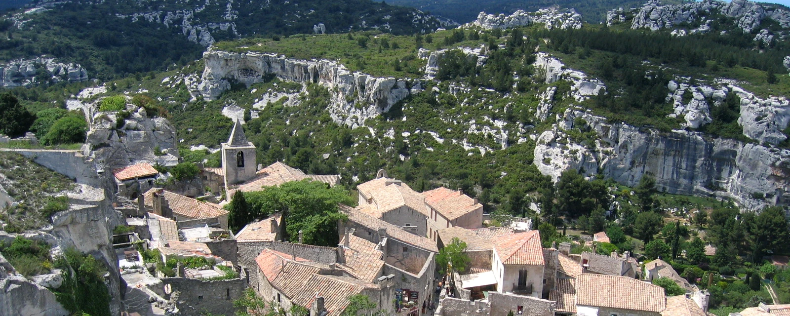 Vue de Les Baux-de-Provence, Bouches-du-Rhône