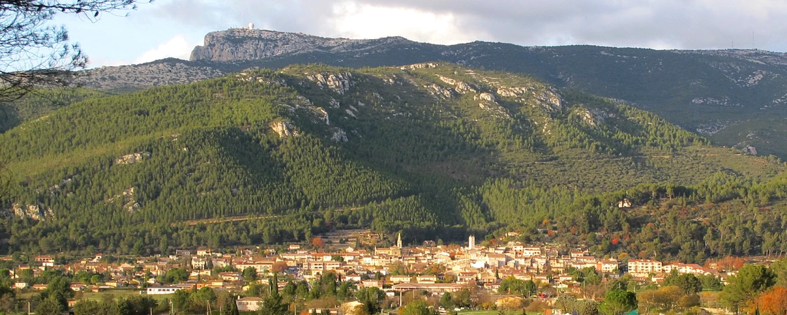 Vue de Cuges-les-Pins, Bouches-du-Rhône