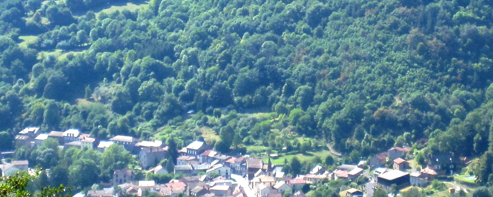 Vue de Ferrières-Saint-Mary, Cantal