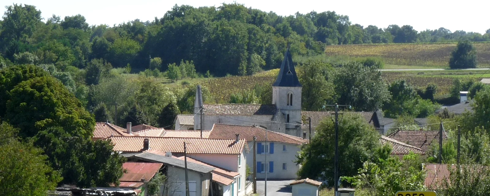 Vue de Saint-Hilaire-du-Bois, Charente-Maritime