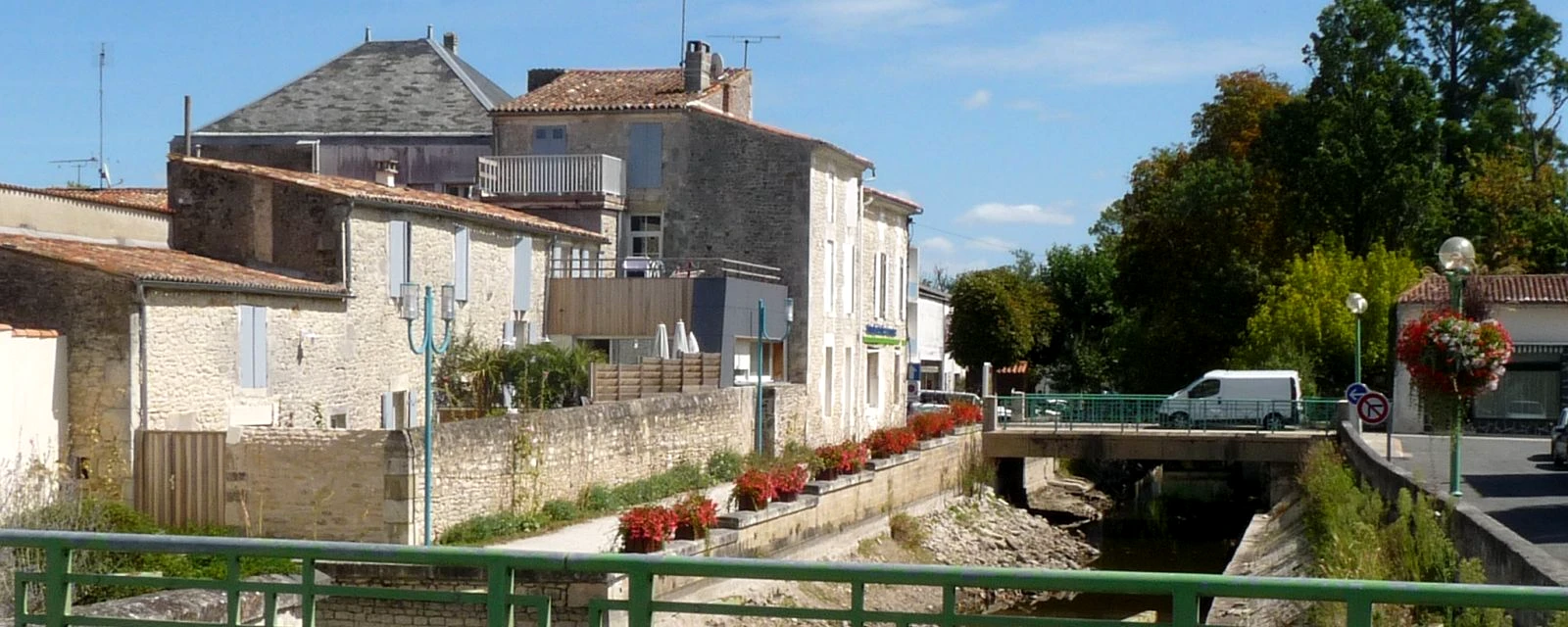 Vue de Saujon, Charente-Maritime
