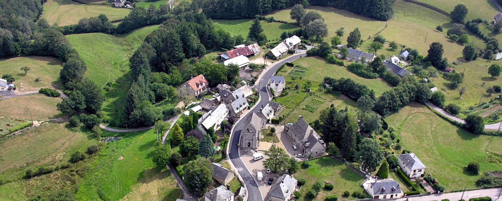 Vue de Champagnac-la-Noaille, Corrèze
