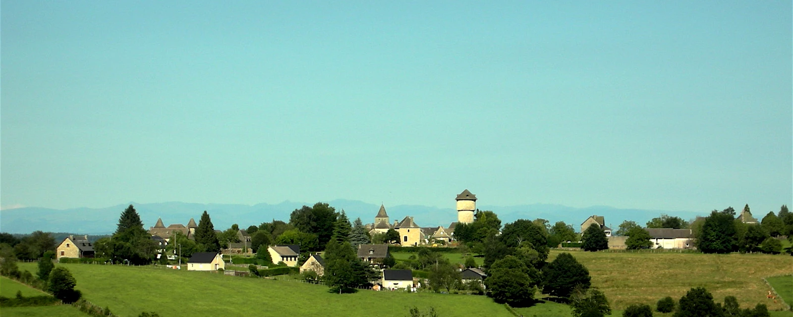 Vue de La Chapelle-Saint-Géraud, Corrèze