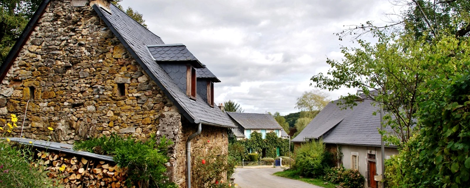 Vue de Saint-Hilaire-Luc, Corrèze