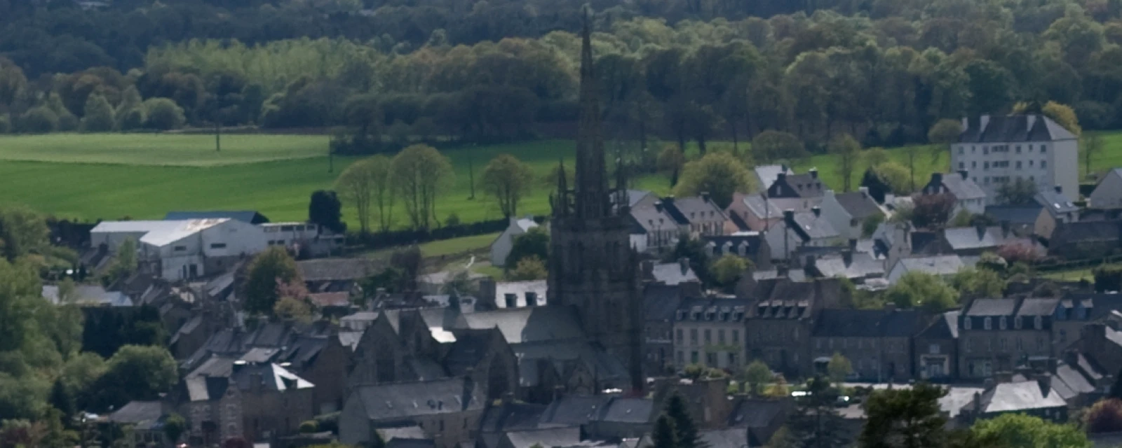 Vue de Bourbriac, Côtes-d'Armor