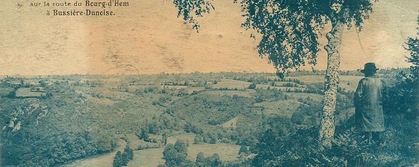 Vue de Bussière-Dunoise, Creuse