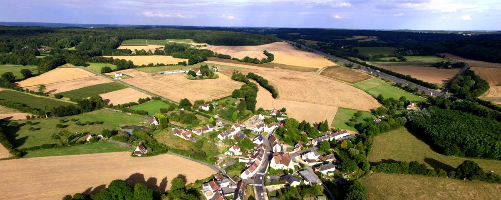 Vue de Saint-Bomer, Eure-et-Loir