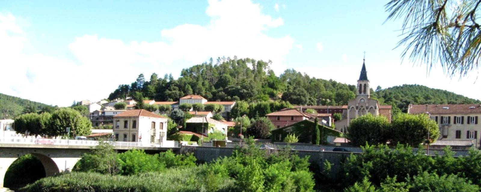 Vue de Bessèges, Gard