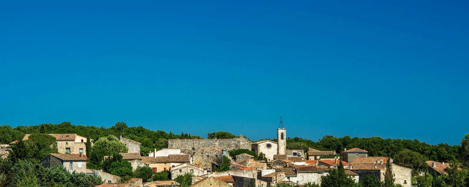 Vue de Collorgues, Gard