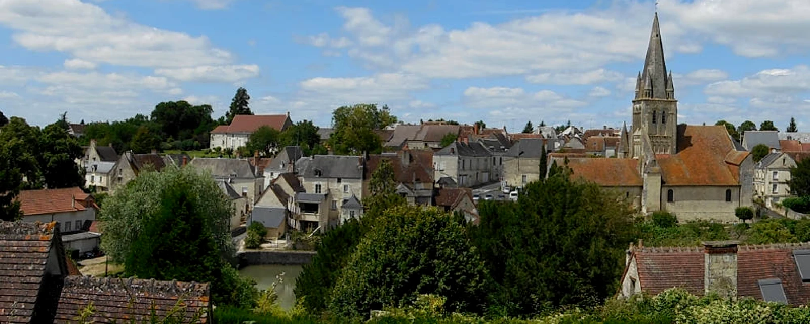 Vue de Ferrière-Larçon, Indre-et-Loire