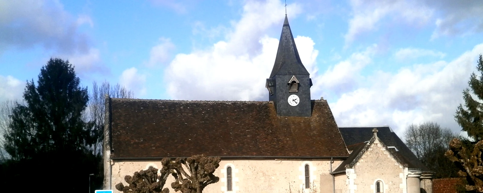 Vue de Neuville-sur-Brenne, Indre-et-Loire
