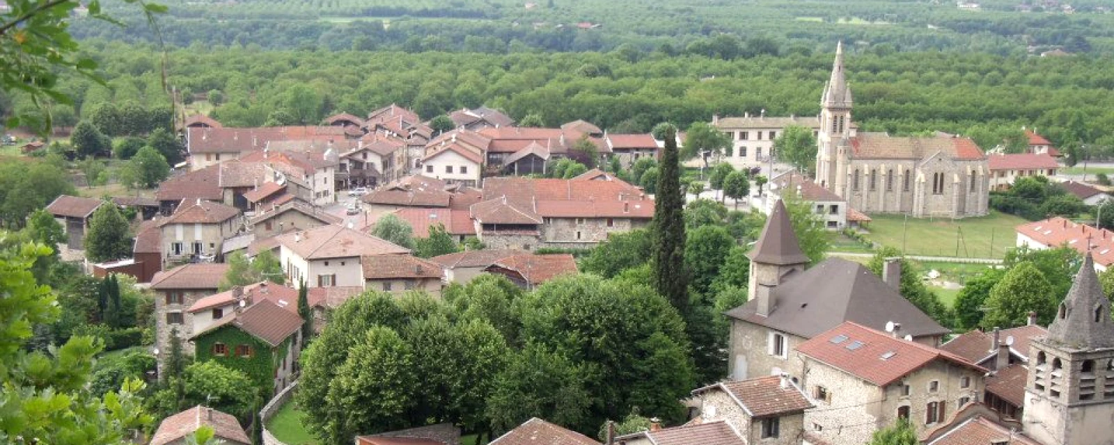 Vue de Cognin-les-Gorges, Isère