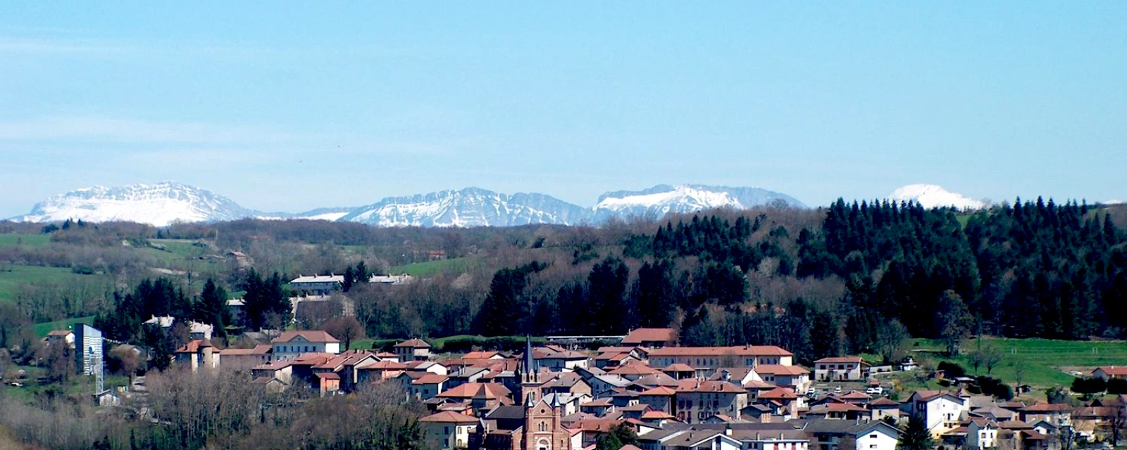 Vue de Roybon, Isère