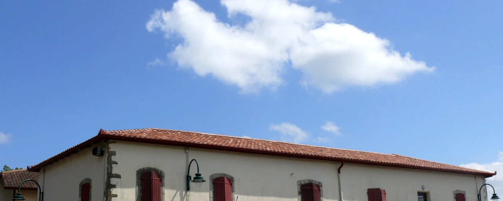 Vue de Sainte-Marie-de-Gosse, Landes