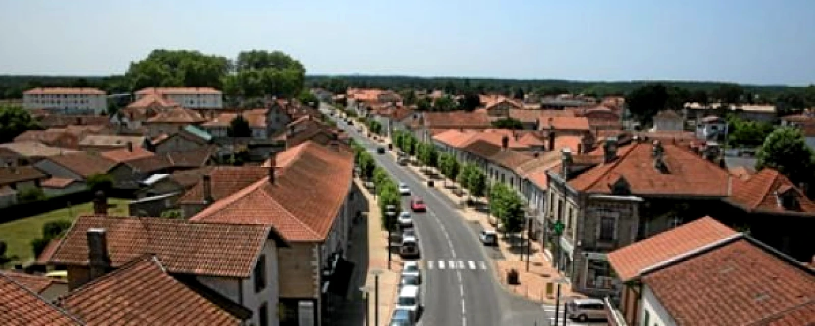 Vue de Saint-Vincent-de-Tyrosse, Landes