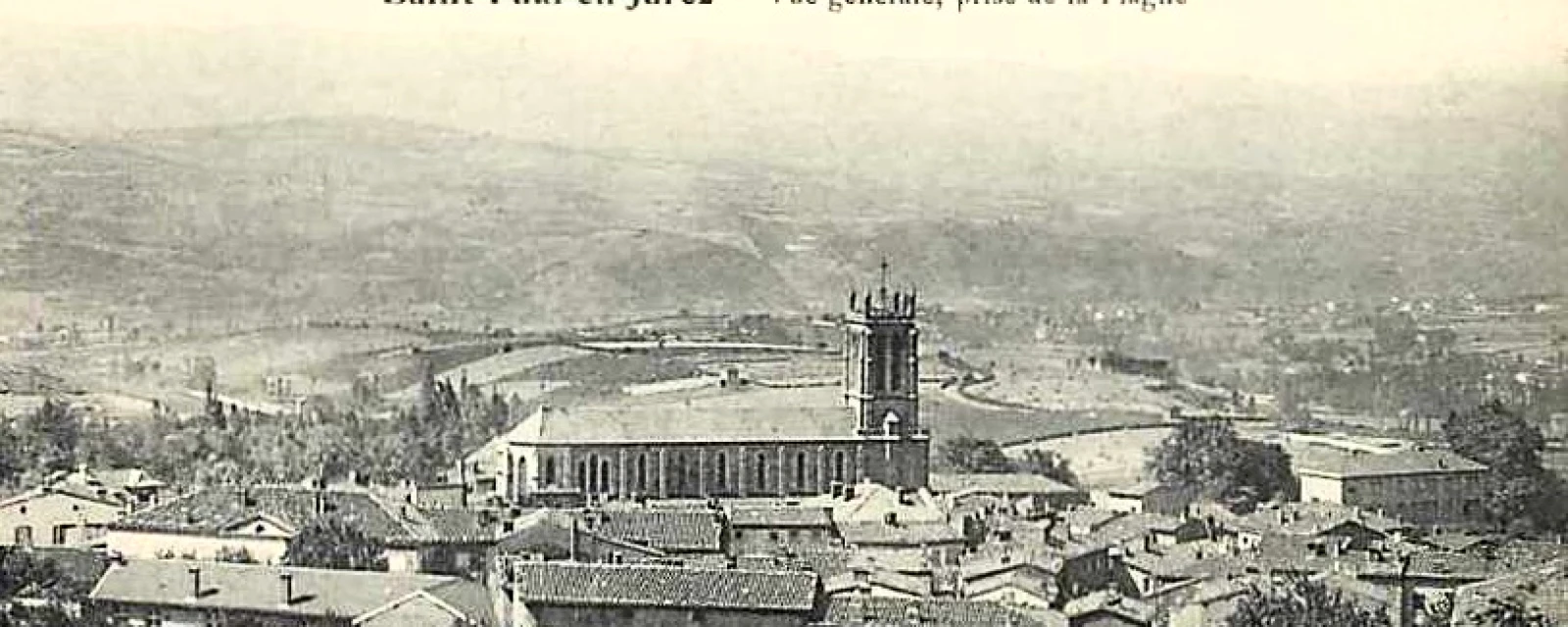 Vue de Saint-Paul-en-Jarez, Loire