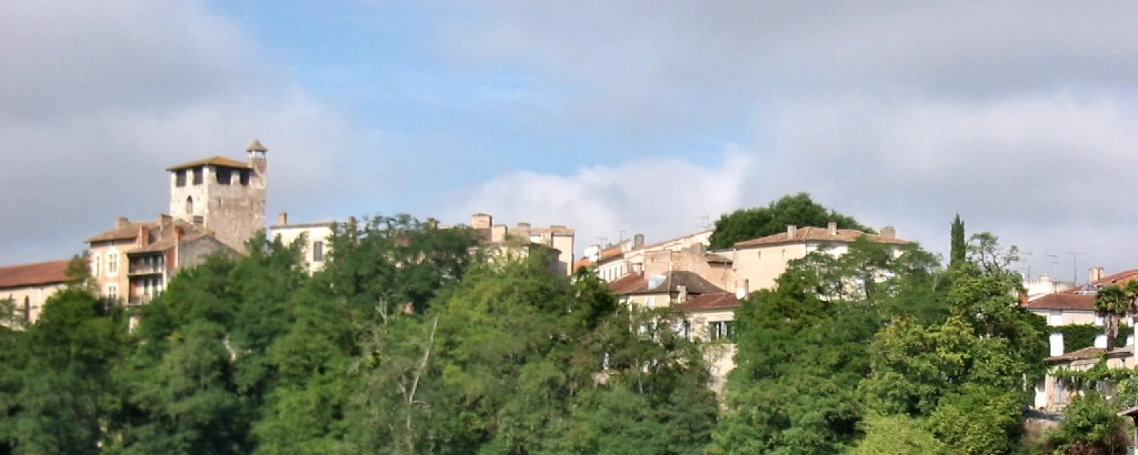 Vue de Clairac, Lot-et-Garonne