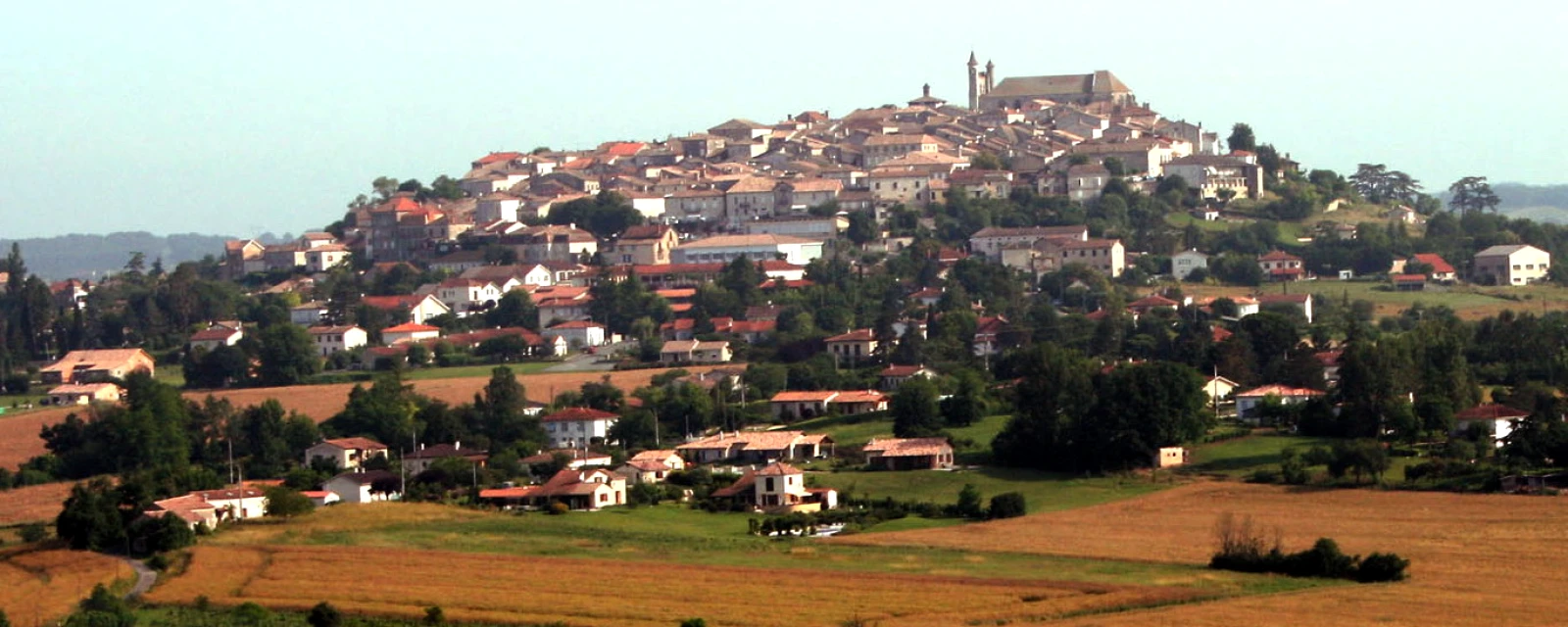 Vue de Monflanquin, Lot-et-Garonne