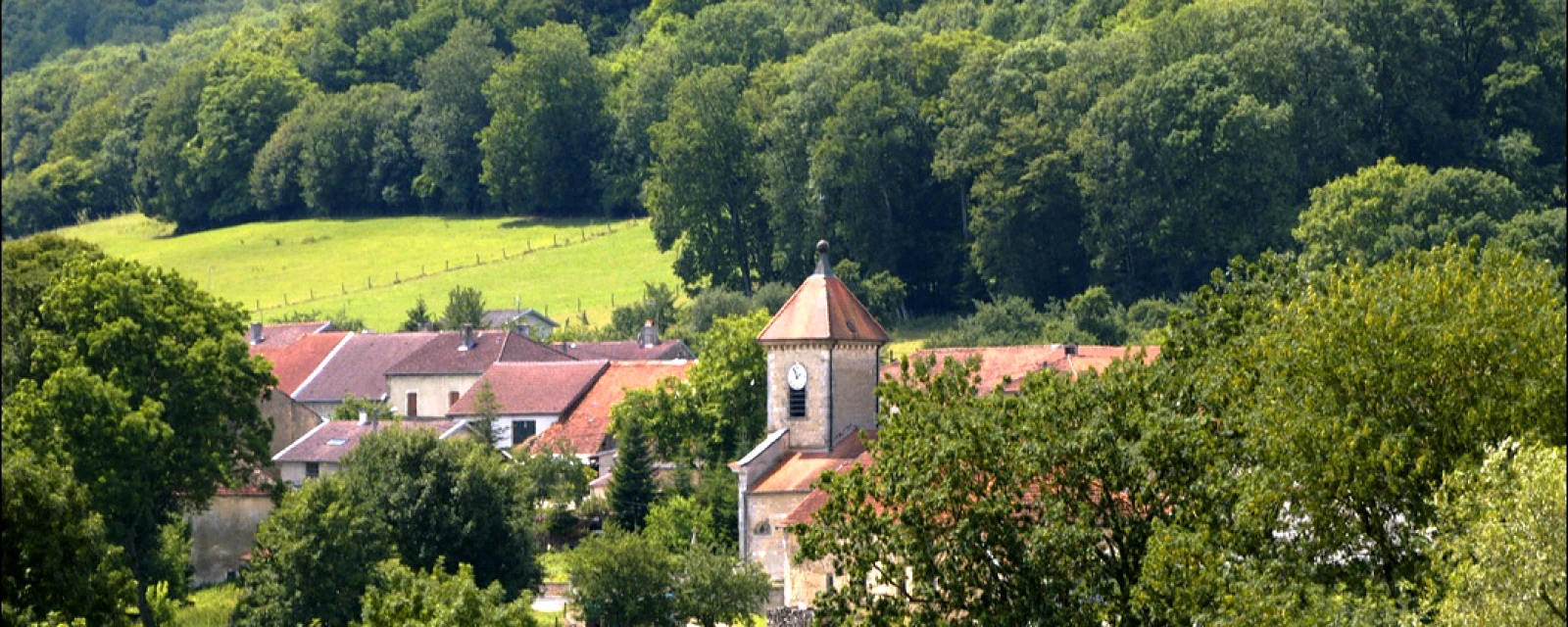 Vue de Sommerécourt, Haute-Marne
