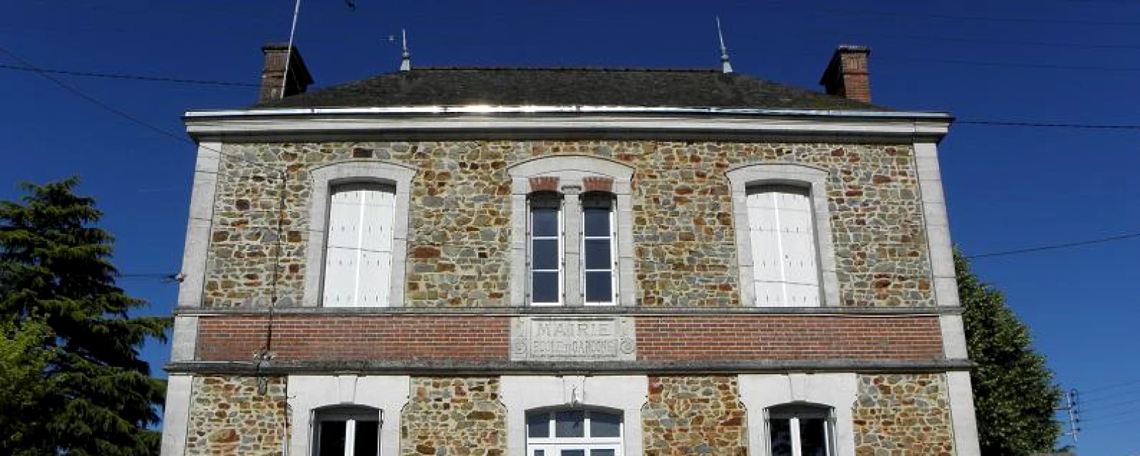 Vue de Brains-sur-les-Marches, Mayenne