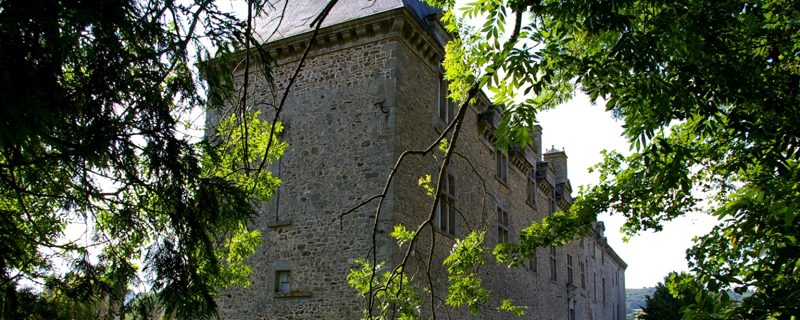Vue de Saint-Georges-sur-Erve, Mayenne