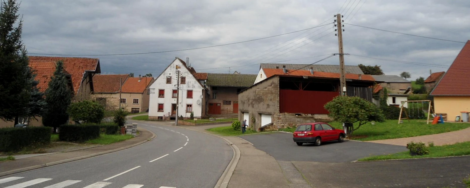 Vue de Nousseviller-lès-Bitche, Moselle