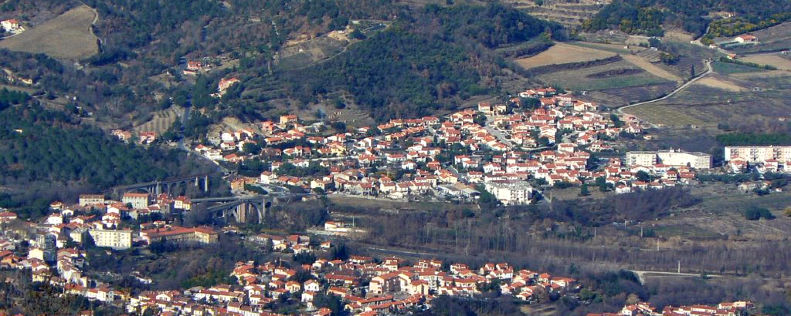 Vue de Céret, Pyrénées-Orientales