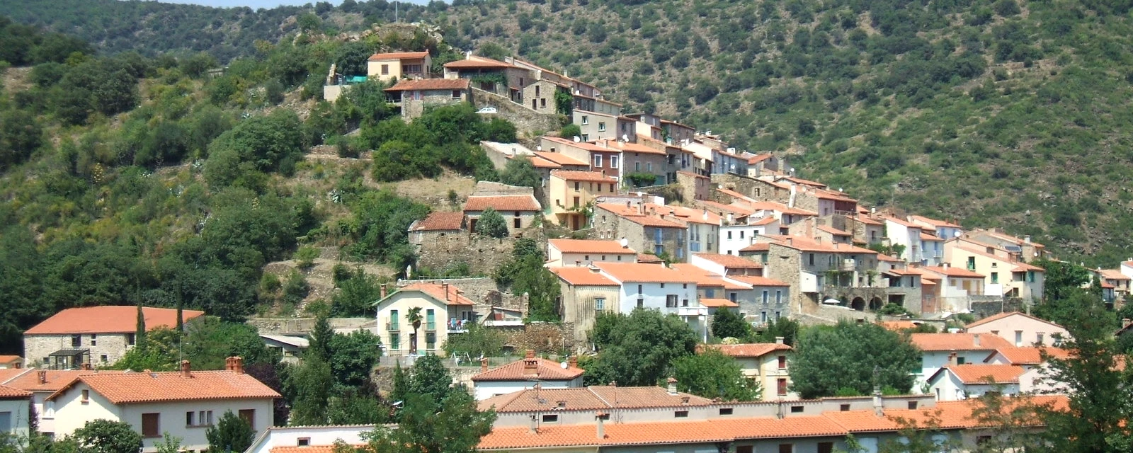 Vue de Ria-Sirach, Pyrénées-Orientales