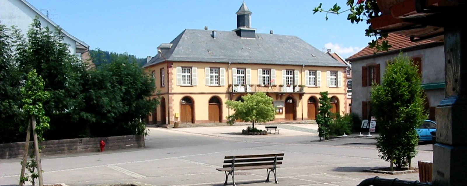 Vue de Saales, Bas-Rhin