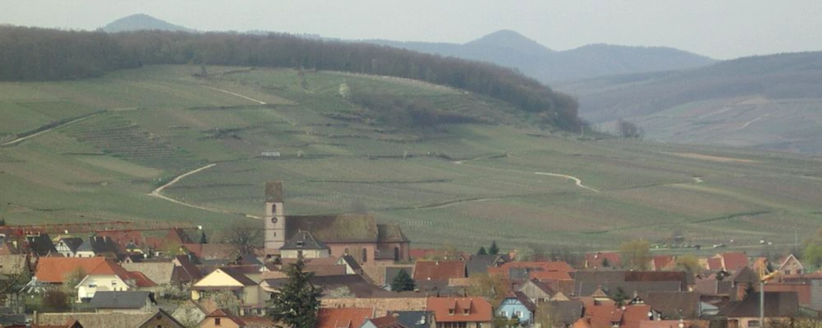 Vue de Orschwihr, Haut-Rhin