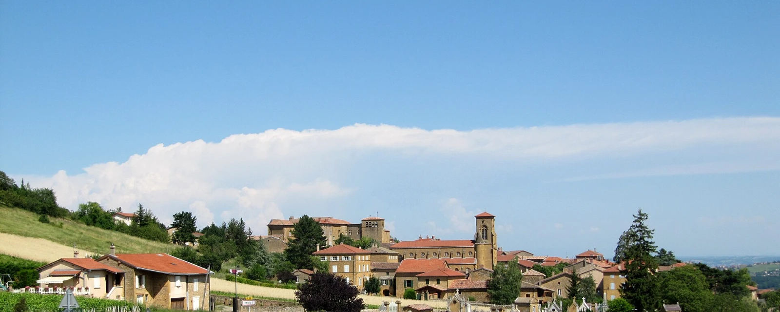 Vue de Theizé, Rhône