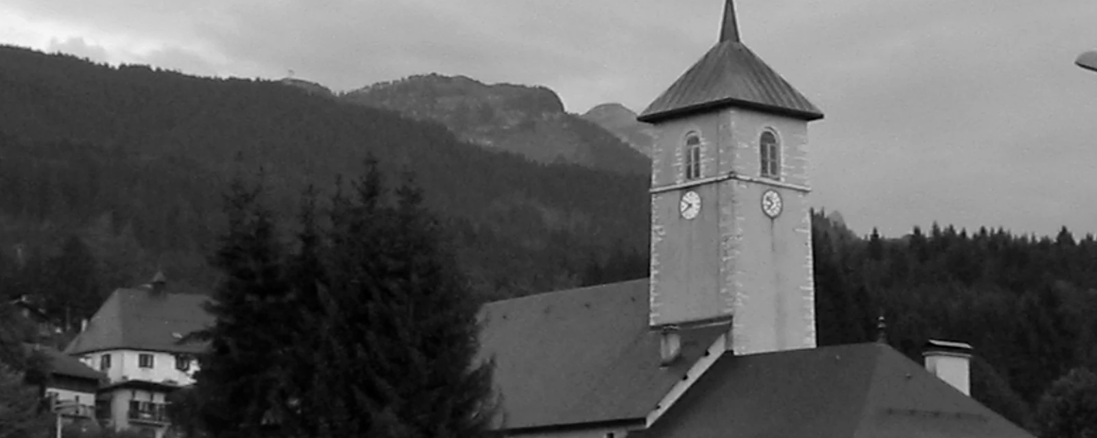 Vue de Arâches-la-Frasse, Haute-Savoie