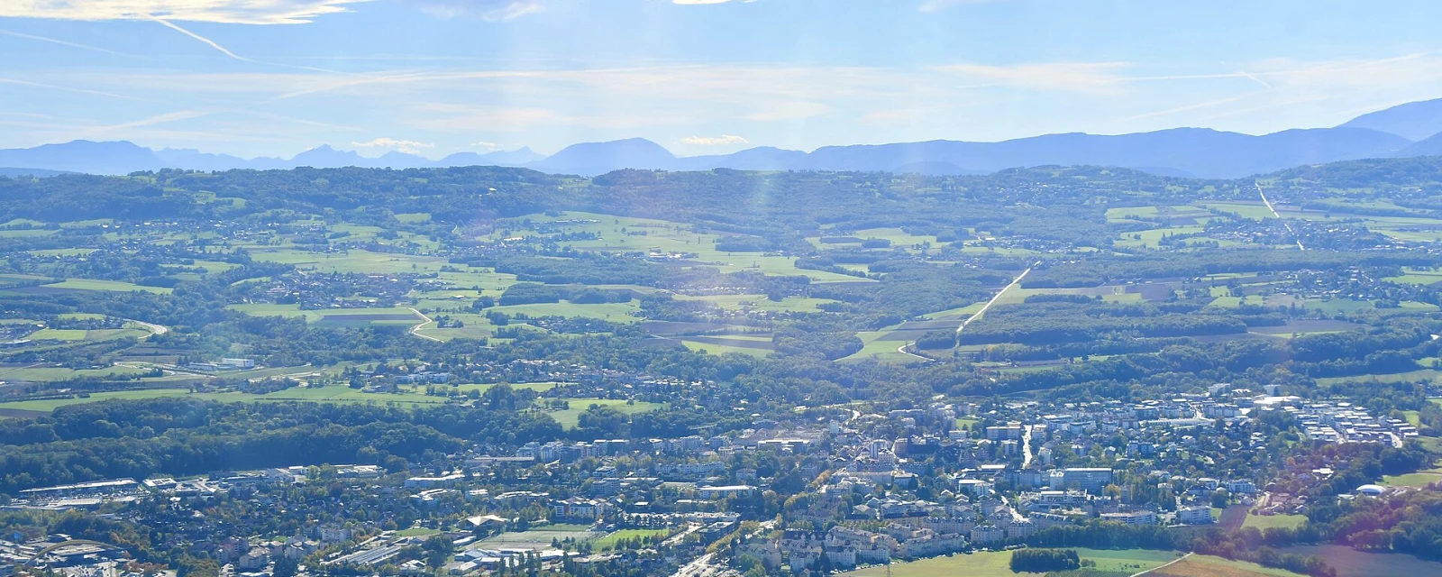 Vue de Saint-Julien-en-Genevois, Haute-Savoie