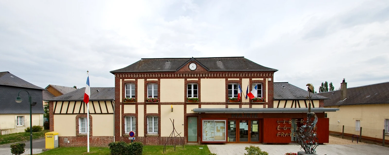 Vue de Roncherolles-sur-le-Vivier, Seine-Maritime