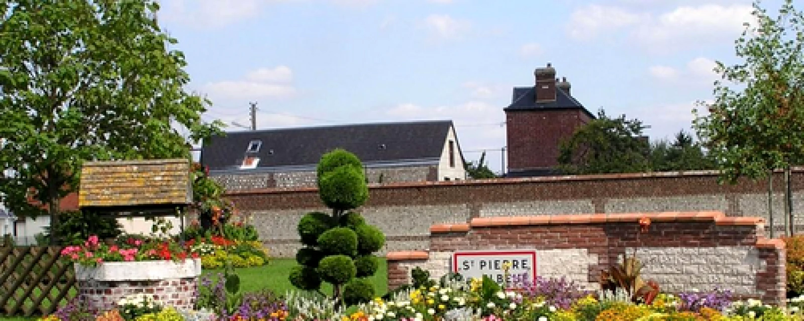 Vue de Saint-Pierre-lès-Elbeuf, Seine-Maritime