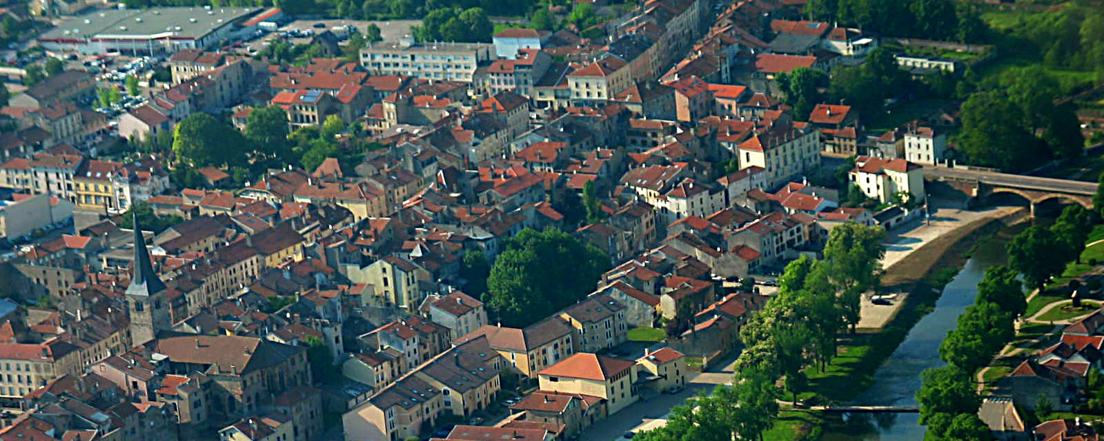 Vue de Mirecourt, Vosges