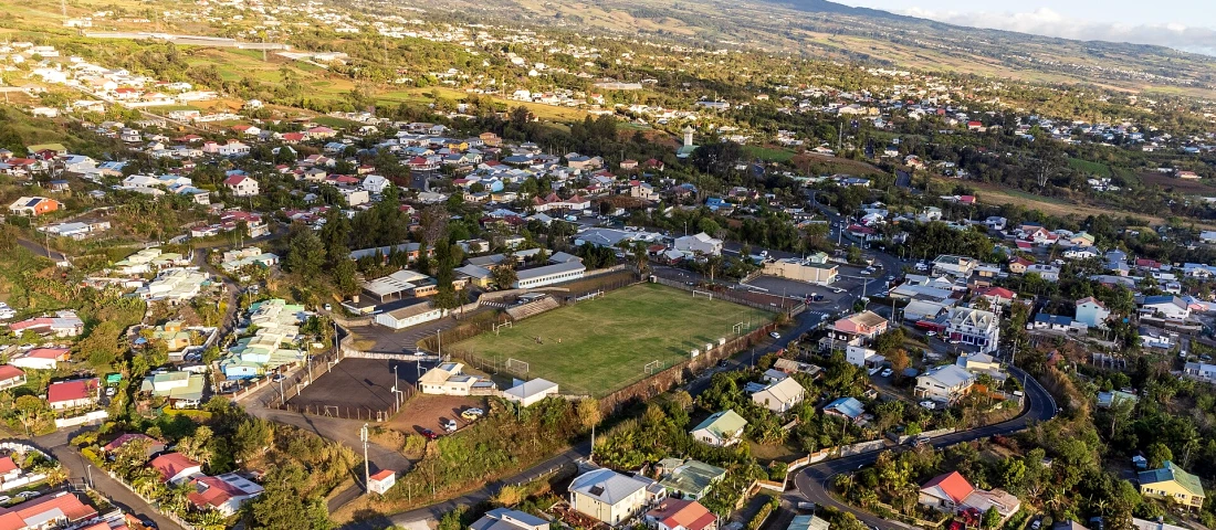 Panorama et patrimoine de Le Tampon (La Réunion) - Vue de la commune