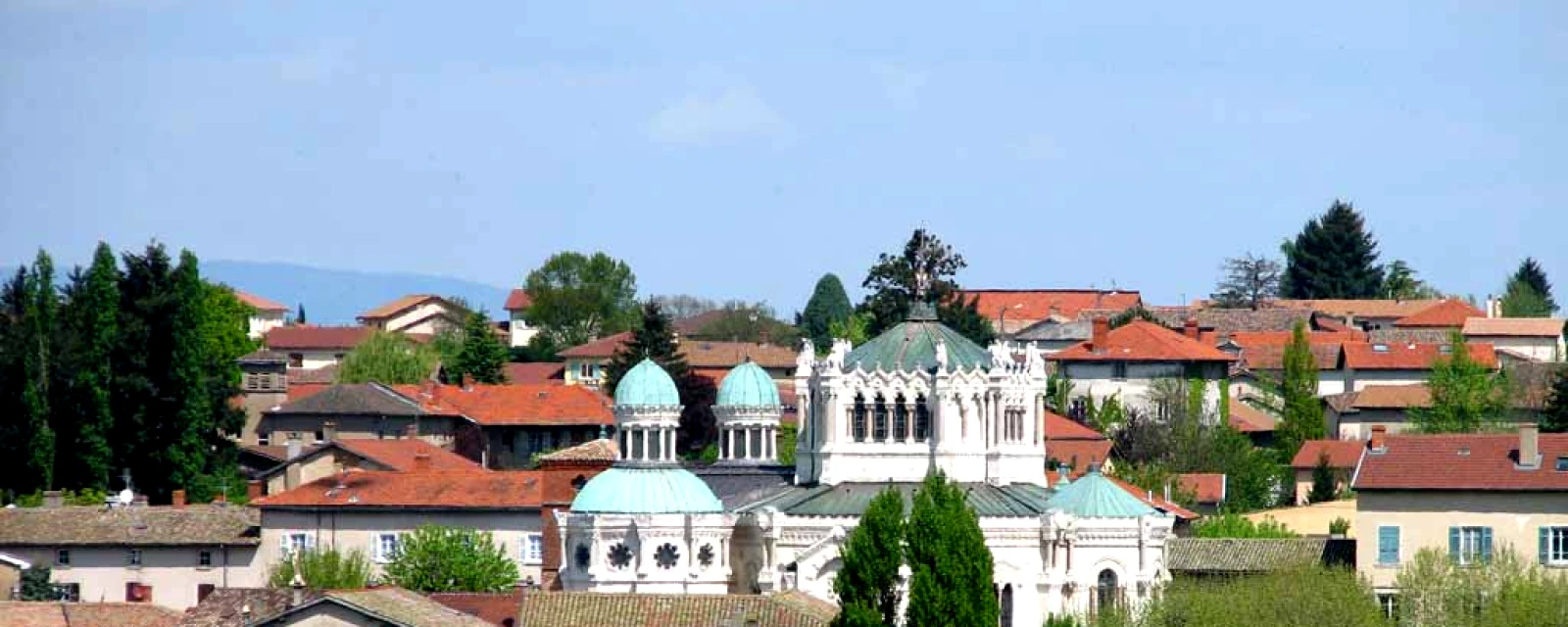 Vue de Ars-sur-Formans, Ain