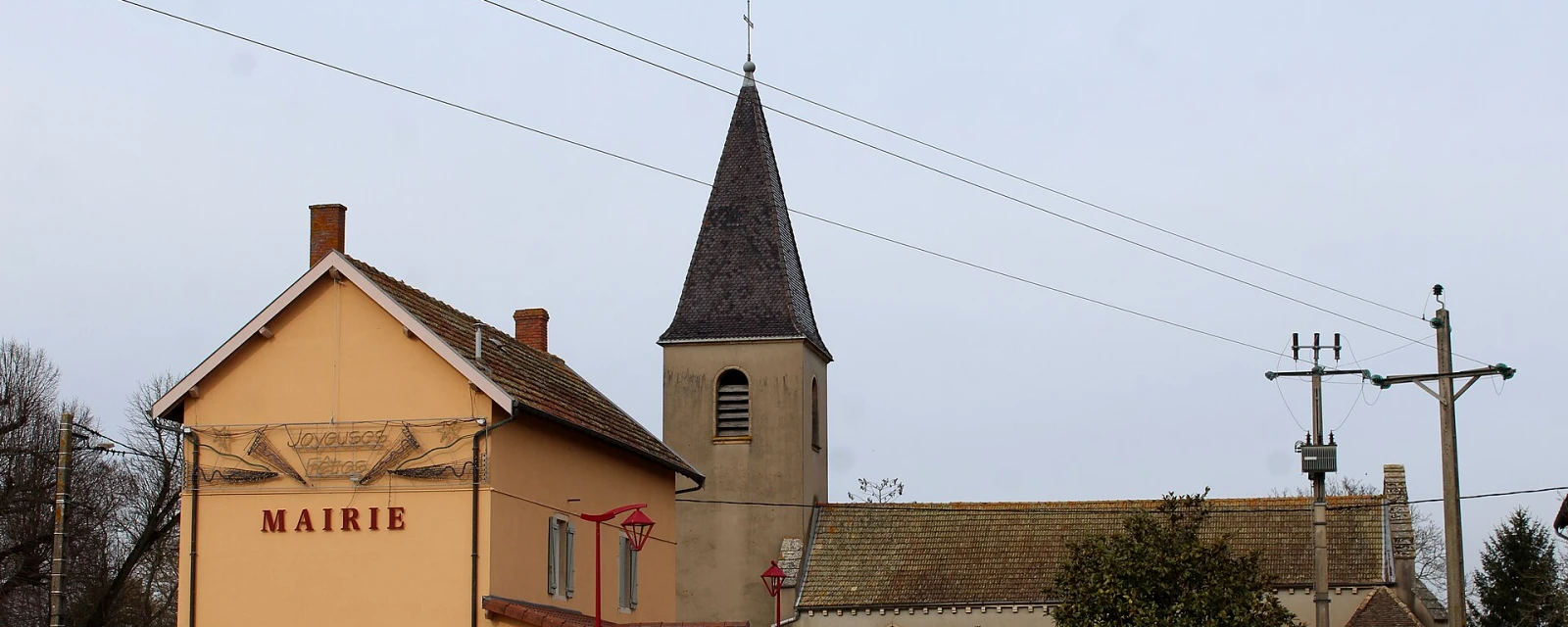 Vue de Asnières-sur-Saône, Ain