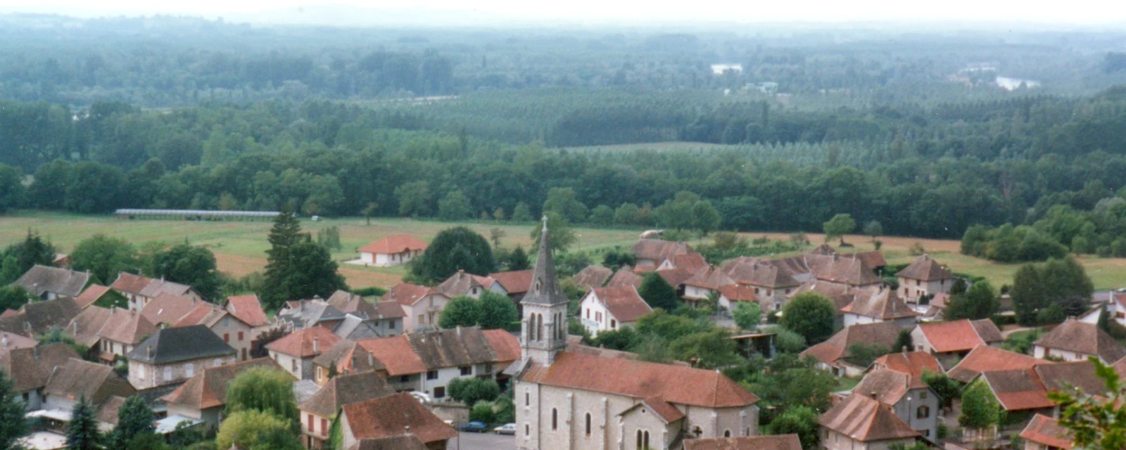 Vue de Brégnier-Cordon, Ain
