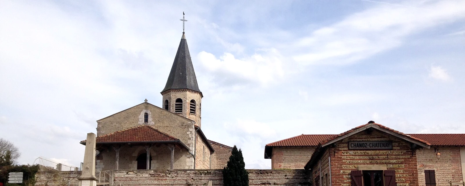 Vue de Chanoz-Châtenay, Ain