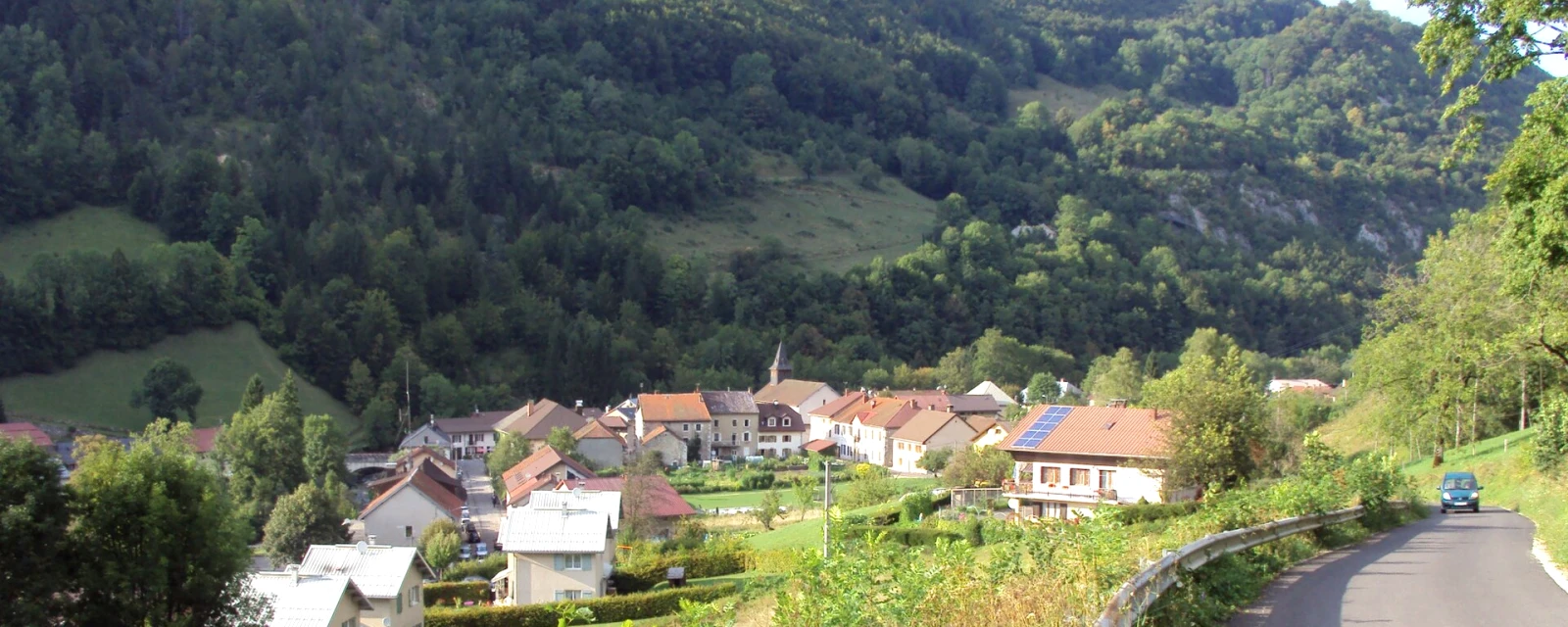 Vue de Chézery-Forens, Ain