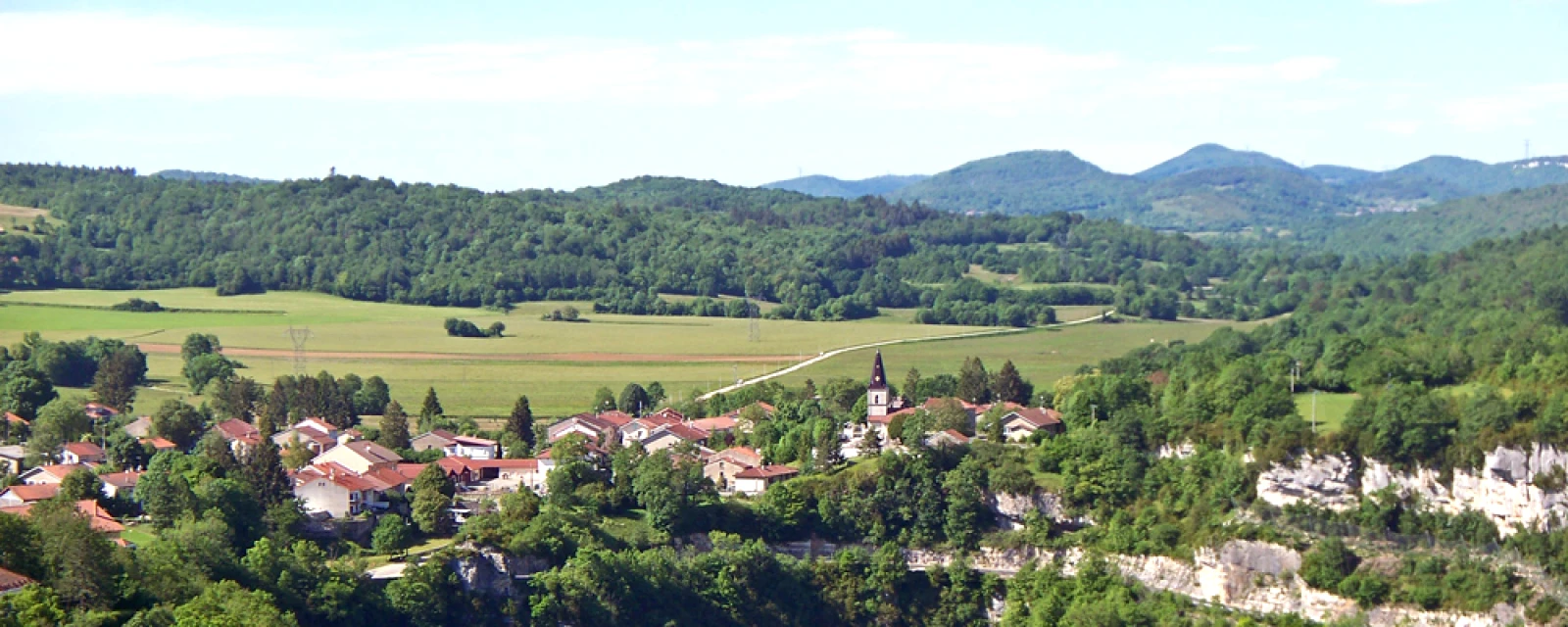 Vue de Corveissiat, Ain