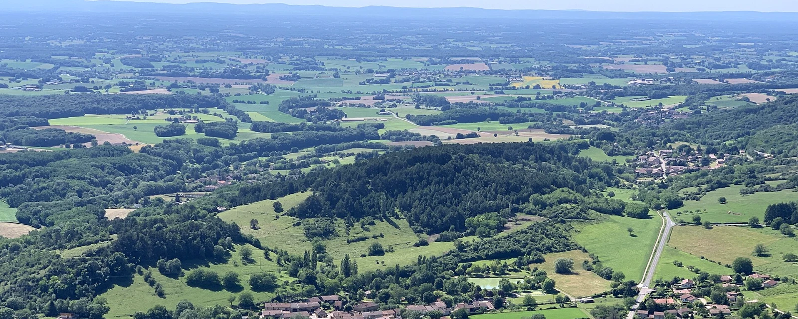 Vue de Courmangoux, Ain