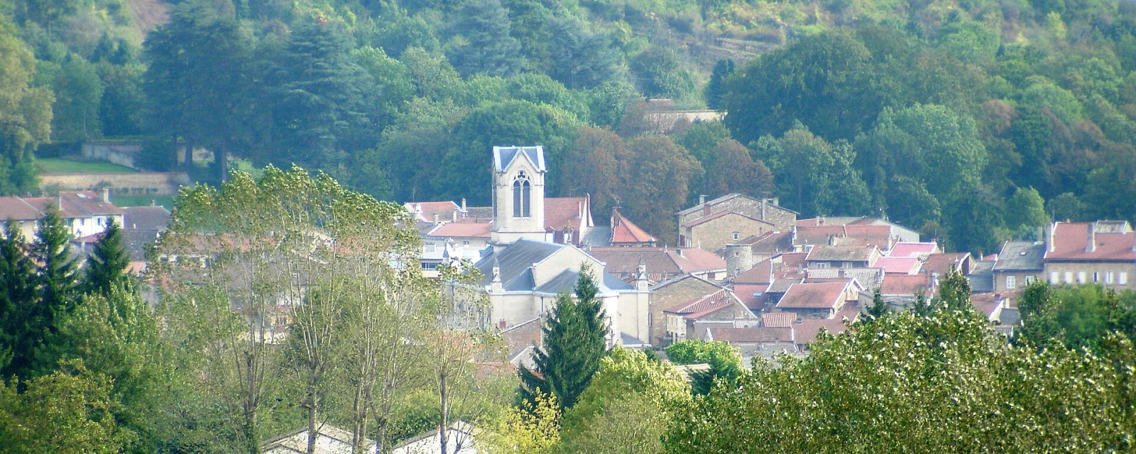 Vue de Lagnieu, Ain