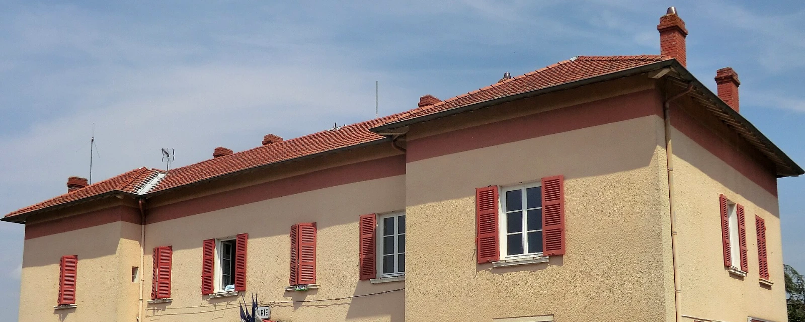 Vue de Saint-Didier-de-Formans, Ain