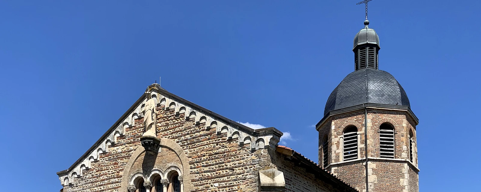 Vue de Saint-Julien-sur-Veyle, Ain
