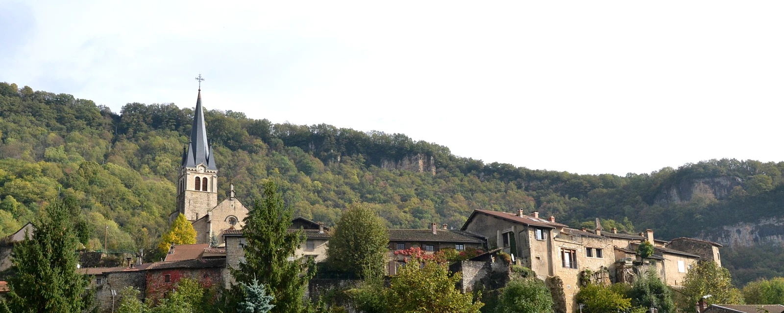 Vue de Saint-Sorlin-en-Bugey, Ain
