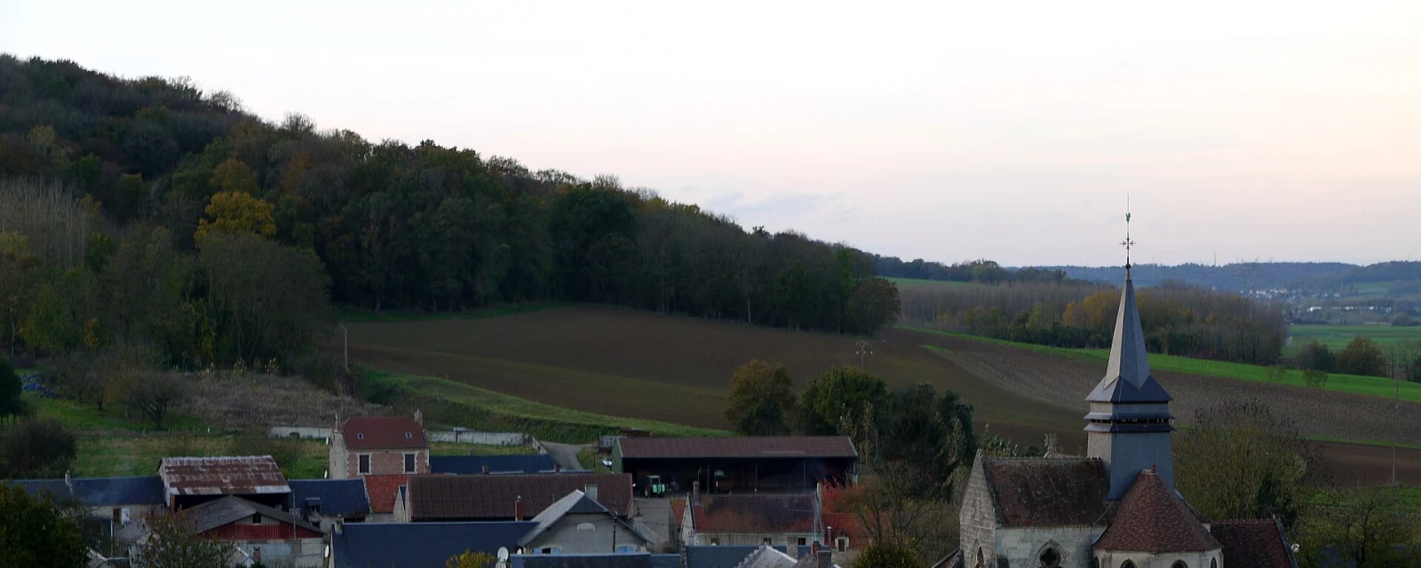 Vue de Augy, Aisne
