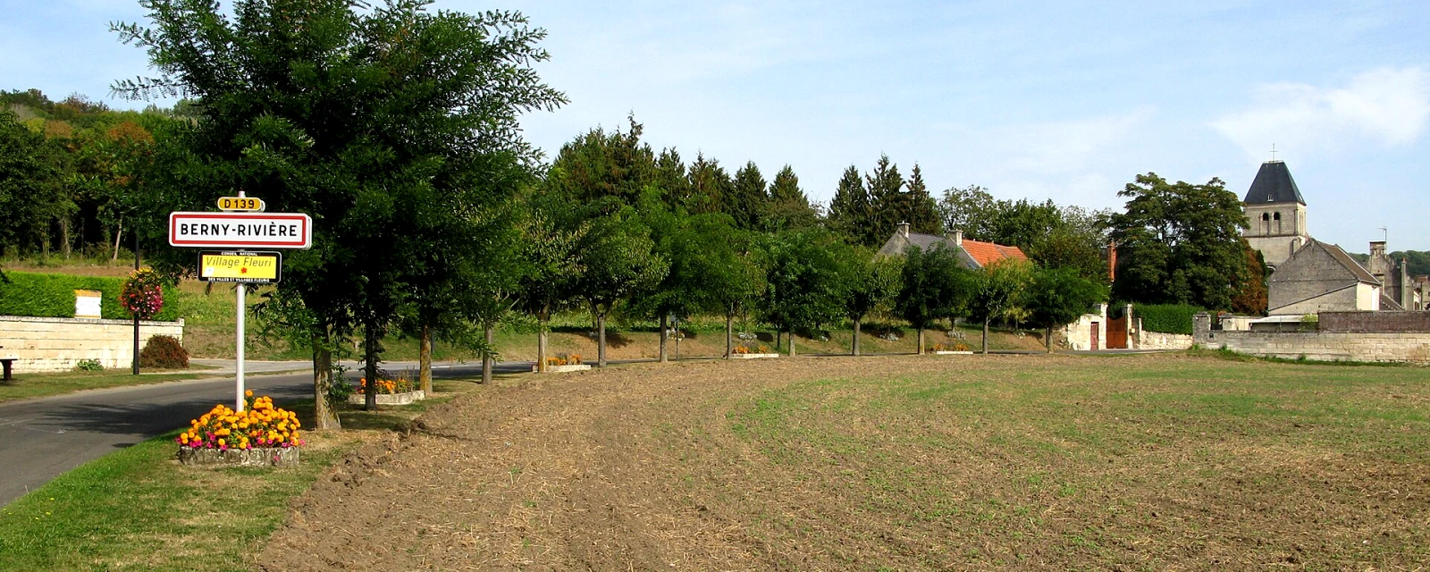 Vue de Berny-Rivière, Aisne
